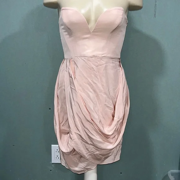 zimmermann pink silk dress Zimmermann Matchmaker Bustier Mini Dress, Pink, Size 0